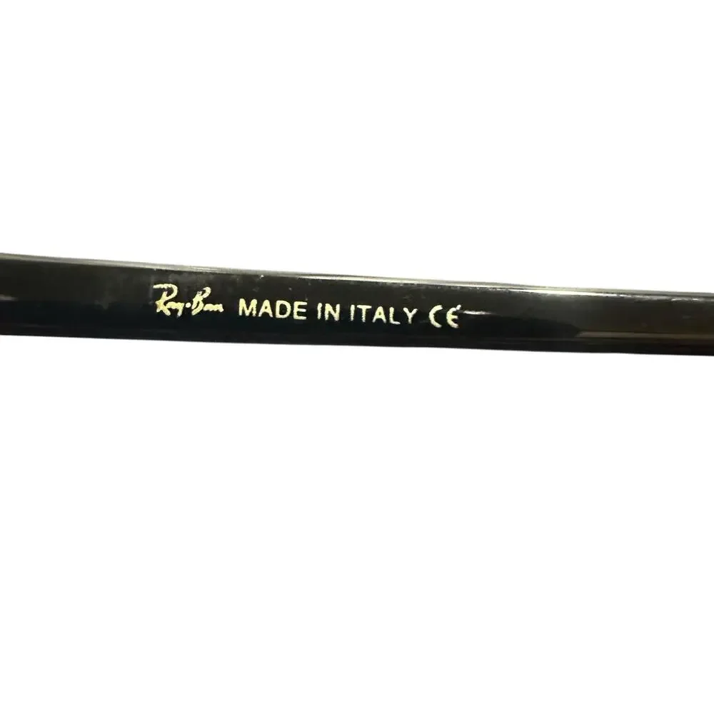 Ray-Ban Clubmaster Sunglasses Black Gold Vintage 21-145 frames only
